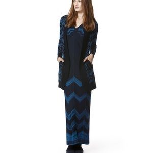 Missoni x Target Blue Chevron Maxi Dress